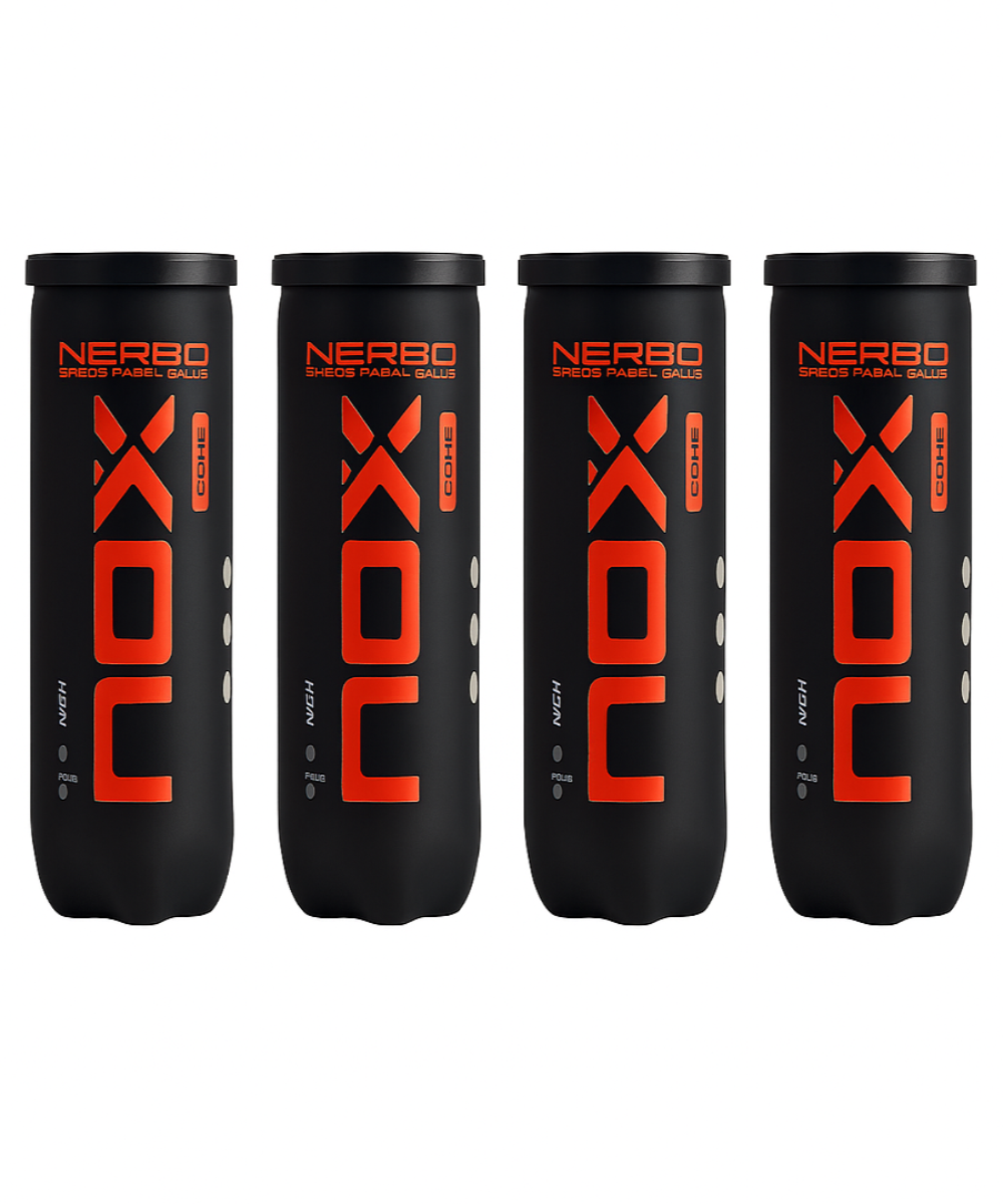4 X Nox Nerbo Padel Ball Tubes