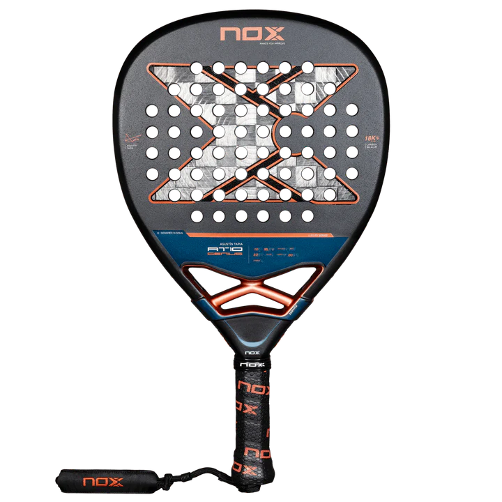 Nox AT10 Genius Attack 18K Alum By Agustin Tapia Padel Racket