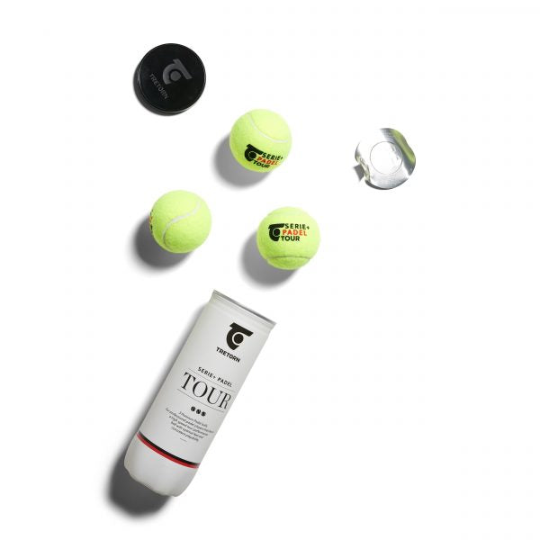 4 X Tretorn Serie + Tour Tubes (3 Ball Tube)