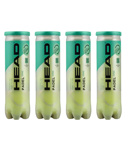 4 X Head Padel One 3 Ball Tube