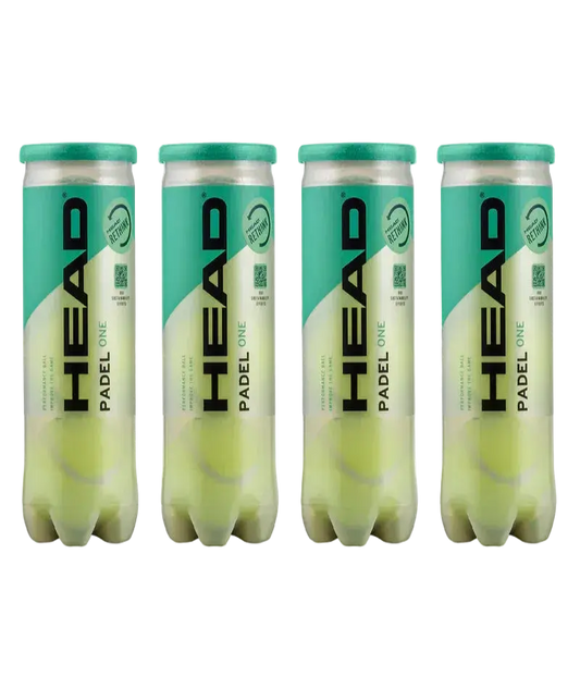 4 X Head Padel One 3 Ball Tube