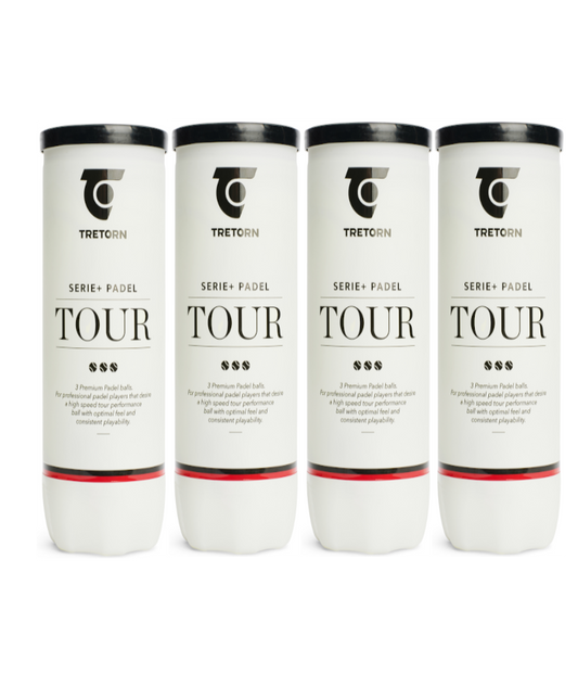 4 X Tretorn Serie + Tour Tubes