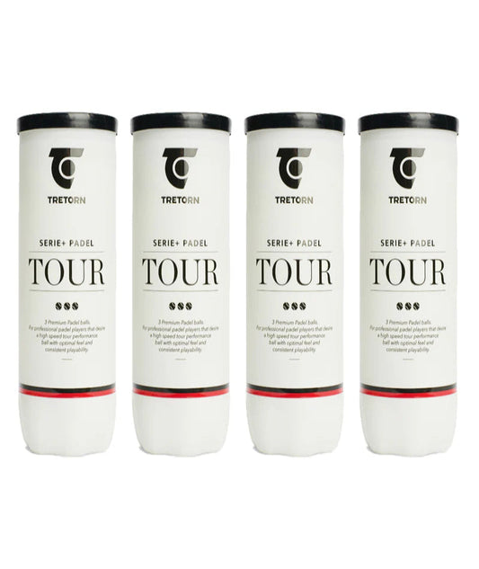 4 X Tretorn Serie + Tour Tubes