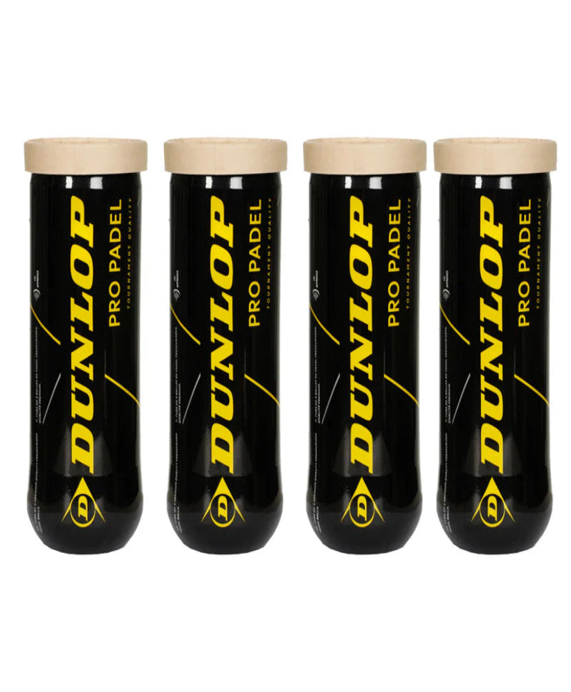 4 X Dunlop Pro Padel Tubes