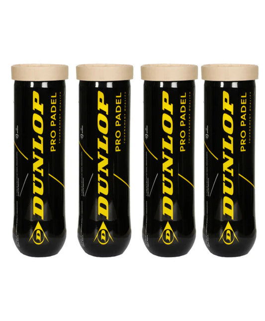 4 X Dunlop Pro Padel Tubes