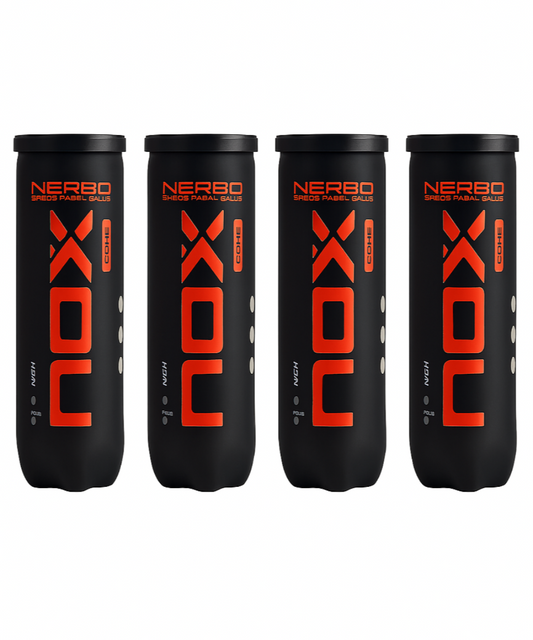 4 X Nox Nerbo Padel Ball Tubes