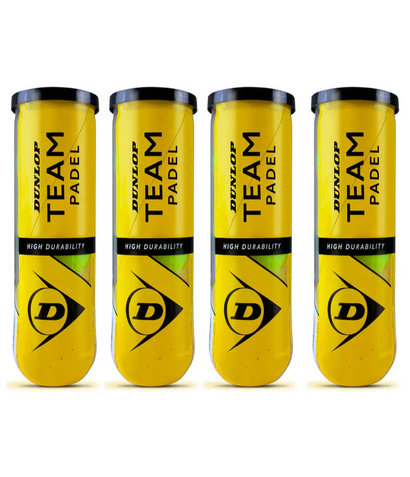 4 X Dunlop Team Padel Tubes