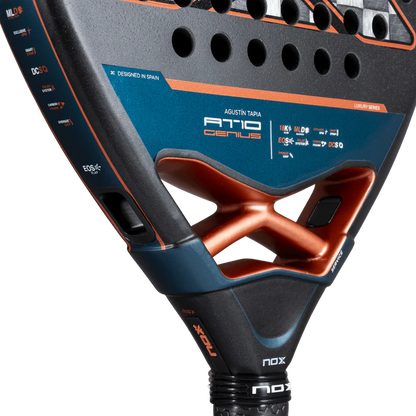 Nox AT10 Genius Attack 18K Alum By Agustin Tapia Padel Racket